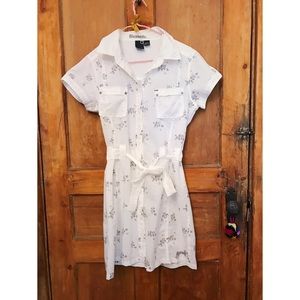 Bench ~ Women's Sheer White Dress